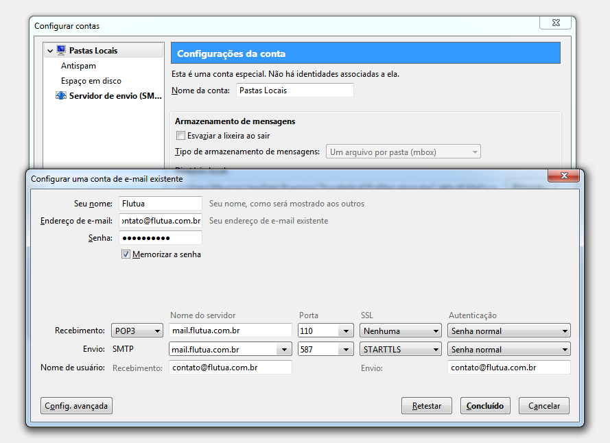 Uol Mail - configurar seu e-mail - Microsoft Community